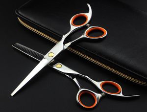 professional japan 440c 6 inch hair scissors set cutting barber makas haircut hair scissor thinning shears hairdressing scissors5502733