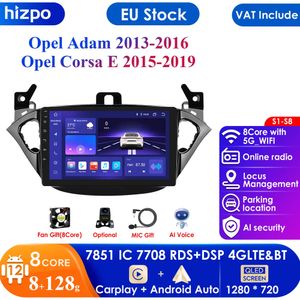 Carplay 4G-LTE 9" Car Radio Android Adam for Opel Corsa E Multimedia Player Navigation GPS 2din Stereo DSP Autoradio BT