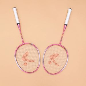 Karikatür badminton raket eğitimi pats alüminyum alaşım açık tenis raketleri çocuk çocuk Batminton 231229
