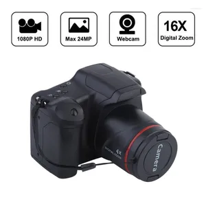 Цифровые камеры камера SLR 1080p HD 16x Zoom 1,2M Infinity Focus Focus с 2,4 -дюймовым TFT ЖК -экрановой видеокамерами