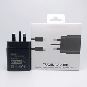 45W supersnabb laddare för Samsung Galaxy S23 S22 S21 Ultra 5A USB C Typ C -kabel Fast Charging Phone Charge -tillbehör