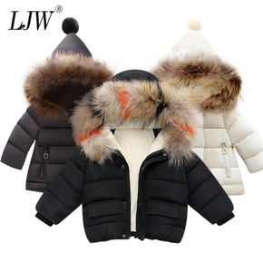 Fashion Baby Boys Jackets Fur collar Autumn Winter Kids Warm Hoodies Jacket Outerwear girl Coat Boys Girls Clothe24047143463