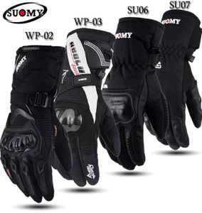 SUOMY Luvas de motocicleta masculinas 100 à prova d'água à prova de vento Luvas de inverno para moto Tela sensível ao toque Gant Moto Guantes Luvas de equitação de moto2196306225