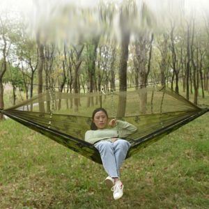 Outdoor supplies 1 to 2 people camping mosquito net hammock swing camping Multiple colors 231228