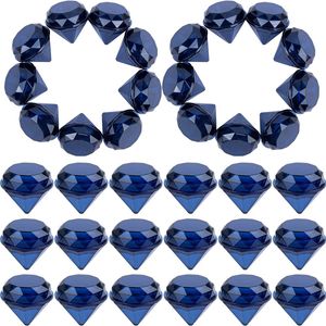500st 5g/5 ml tomma klara kungblå burkar diamantformade plastkosmetiska prover potten med lock påfyllningsbar kosmetikkräm