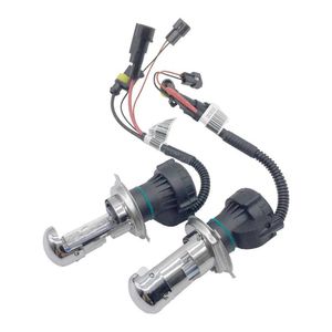 HID-Auto-Xenon-Kits, 1 Paar Auto-Glühbirnen, HID-H4-Xenon-Kit, Hi/Lo-Beam, 12 V, 55 W, Scheinwerfer, HID-Xenon-Lampe, Scheinwerfer, Xeon H4, 4300 K, 6000 K, 8000 K, Bi-Xenon, L231228L231228