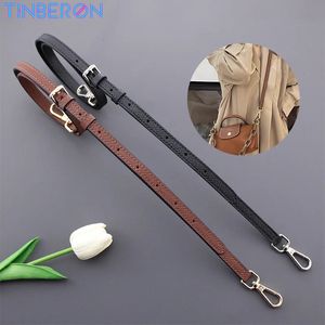 Tinberon Leather Luxury Bag Strap Justerbar axelrem Mini Dumpling Bag DIY Replacement Shoulder Strap Handväska Tillbehör 231228