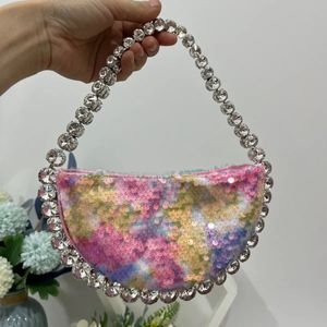 HBP Super Flicker Drill Chain Underarm Bag axel Kopplingspåsar Twinkle paljetter Hobo Handväskor Kvinnor Hobo Shopping Bag Handbag Purse Fairy dragkedja