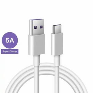 高品質0.25m/1m/1.5m/2m USBタイプC Wire for Huawei 5a高速充電ケーブルNEW