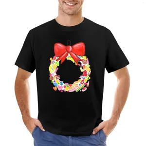 Men's Polos Deck The Halls With Lots Of Lollies T-Shirt Customized T Shirts T-shirts Man Long Sleeve