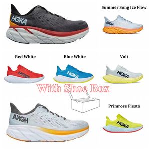 Hoka Bondi 8 Scarpe da corsa per esterni Hokas ONE Carbon Harbour Lunar Rock Assorbimento degli urti Moda da strada Clifton Training Lifestyle Uomo Donna