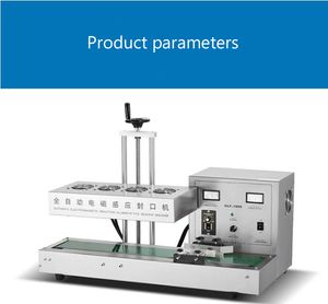 Máquina de selagem contínua de saco plástico, faixas elétricas automáticas, máquina de selagem por aquecimento