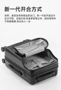 Suitcases Y2702 18 Inch Small Lightweight Sit On Trolley Travel Box Student Universal Wheel Password Boarding Case