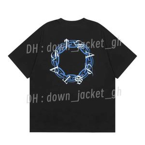 Designer Trapstar T Shirt Letter Form A Circle Red Blue Chain Clothing Tees Fashion Märke Pure Cotton Kort ärm Tshirt Loose Trapstar Shirt Trapstar Jacket 9714