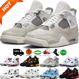 Red Cement 4 Basketballschuhe 4s Frozen Moments Red Thunder Midnight Navy Military Black University Blue Pine Green Seafoam Herren-Designer-Sneaker Damen-Trainer