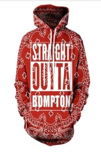 Nya mode Menwomen Sublimation Straight Outta Bompton Funnd Sweatshirts Hoodies Autumn Winter Casual Print Hooded Pullovers 62751464978042