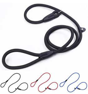 3 Färg Hela hund Leases Slip Rope Lead Leash Strong tunga flätade rep Inget dragträning leder krage för medelstora 6147508