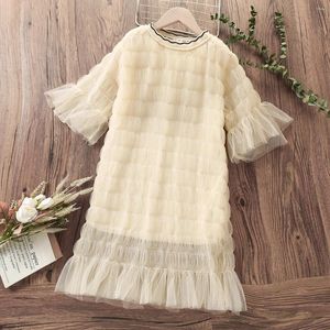 Sukienki dla dziewczynek Kids Koronosowa sukienka dla dziewczyn Prom Teenagers Ubrania ślubne kostiumy Summer Lolita Vestidos 4 6 8 10 12 Y