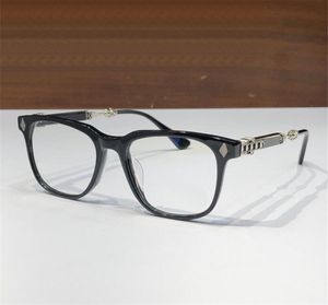 New popular retro men optical glasses MELICE punk style design retro square frame with leather box HD lens top quality