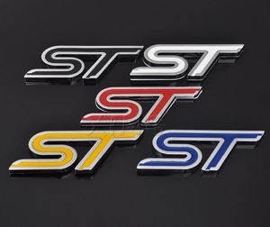 3D Car Sticker Auto Emblem Sport Badge Decal For Ford ST Logo Focus Fiesta Ecosport 2009 2015 Mondeo Car Styling Accessories9918910