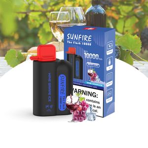 Authentic Sunfire 10000 Puffs 10K 9K 7K DTL Disposable Vape 20ml Prefilled 650mAh USB C Recharge Adjustable Airflow 0mg 3mg 6mg 9mg by Aierbota Manufacturer Supply