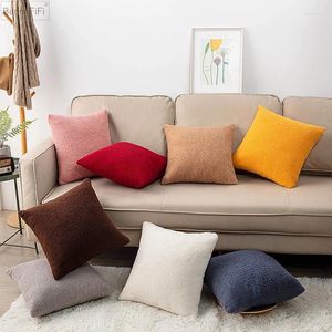 Kissen Nordic Cover Pouf Moderne Wohnkultur für Wohnzimmer Plüsch Sofa Couch Funda Cojin 45x45 40x40