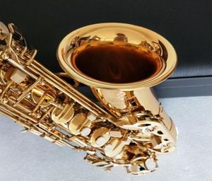 Brand Gold Alto Saxophone Yas82Z Japan Sax Eflat Music Instrument med Case Professional Level1410568