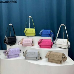 Kleine Tasche für Damen, Designer, neuer Trend, Mode, einzelne Schulter, Umhängetasche, Kettentasche, Brief, kleine quadratische Tasche, 8 Farben