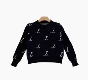 キッズファッションセーターボーイズガールユニセックスベイビープルオーバー秋の冬のスウェットシャツを保持する暖かい手紙プリントされたセータージャンパーC8380010