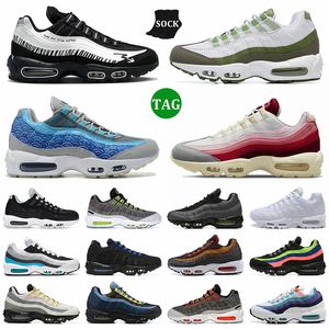 Top Quality Air Designer Women Mens Running Shoes Max 95 Corteiz Running Club Maxs95 Earth Day Cloud White Triple Black Greedy Maxs Sneakers Jogging Walking Trainers