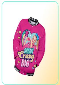 Anime jojo siwa 3d baskı beyzbol ceket kadın erkekler bombacı ceket sokak kıyafeti hip hop rahat eşofman harajuku sweatshirts hoodi3046718