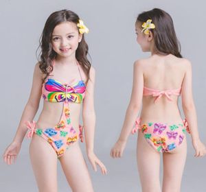 Costumi da bagno Ragazza Costume intero con stampa Costumi da bagno Estate 1 pz Monokini Costumi da bagno per bambini Costumi da bagno per bambini Backless3671147