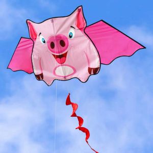 New Cartoon Flying Sky Series Cute Animal Easy to Assemble Colorful Color Matching Kites for Adults and Children