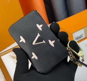 Designer Universal Key Bags Case Keys Holder Coins Cards Storage Pouch Unisex Leather Women Zipper Smart Keychain Cases Bag Wallet