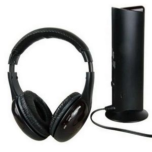 Hörlurar 5 i 1 DJ Gaming HiFi Trådlös hörlurar hörlurar headset FM Radiomonitor MP3 PC TV Mobiltelefoner Hörlurar DHL