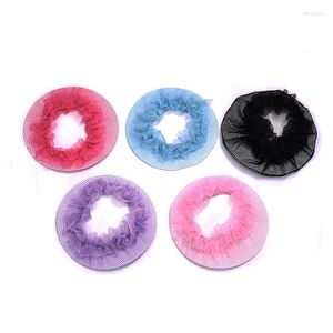 Hair Accessories 5Pcs/Lot Bun Snood Girls Net Cover Ballet Women Black Skating Crochet Dance