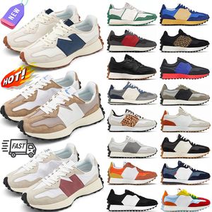 New Casual Shoes 327 Women Mens 327s Designer Sneakers White Black Grey Blue Bean Milk Light Camel White Jogging Walking Sport Trainers Have Size 36-45