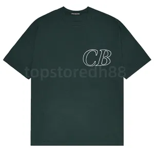 Herren-T-Shirts Cole Buxton Sommer Spring Locker grün grau weiß weiß schwarz T-Shirt Frauen hochwertige klassische Slogan-Print-Top-T-Shirt mit Tag 437