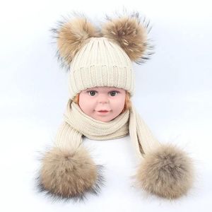 Hüte Hut und Schal für Kinder 18 Jahre Russland Baby Girl Cap 2018 Straßenkleid Kids Fashion Photography Accessoires Strickmützen Strickhüte