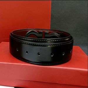 2023 Smooth leather belt luxury belts designer for men big buckle male chastity top fashion mens whole254d