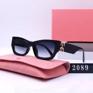 Brille Designer-Rahmen Miu-Sonnenbrille für Damen Schwarzer und honigfarbener Havanna-Rahmen Graue dunkelbraune Gläser Ret Sun People