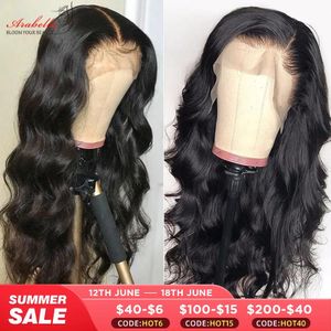 Wigs Lace Wigs 13x6 hd Lace Front Wig 100% Human Hair Wigs Arabella Remy PrePlucked Body Wave Wig 13x4 Transparent Closure Human Hair L