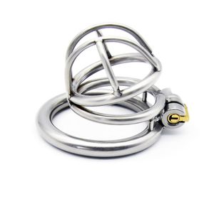 2019 Latest design cage Stainless steel Male bondage devices double peak shape Sex Toys For Men Chastity Belt Penis Rings bdsm sm6072064