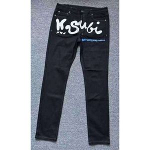 2023 Kusbi Jeans Mens Designers Calças KSB Masculino Primavera / Verão Lavado Desgastado com Buracos Slim Fitting Stretch 30-4085zfovir Topsweater Atacado