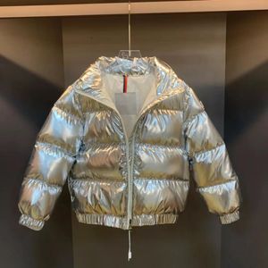 Coat Kid designer coat baby coats kids down jacket 100% goose down filling Silver standing collar top luxury brand keep warm