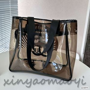 Totes Designer väskor Kvinnor väskor handväska plånbok klassisk transparent geléväska pvc transparent tote väska, toalettväska strandpåse