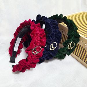 Hot Brand Gifts Headband Classic Designer Style Charm Headband Autumn Winter New Fabric Hair Jewelry High Sense Boutique Headband