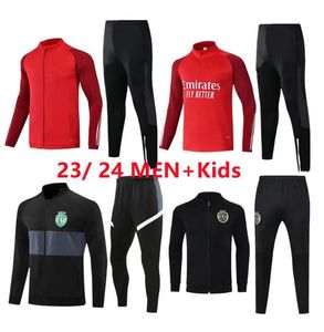 2023 24 di Maria Rafa Benficas 축구 트랙 슈트 Petar Musa Fredrik Aursnes David Neres Antonio Silva Alex Ander Bah Tengstedt 남성 Fottball Training Suit