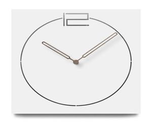 Orologi da parete Orologio moderno in legno nordico Soggiorno Creativo Semplice Europa Silenzioso fatto a mano al quarzo MDF Legno Quadrato sospeso Bianco4499605