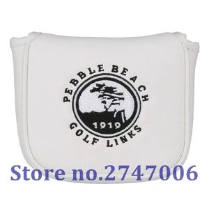 Shafts Club Shafts Pebble Beach Golf Square Mallet Putter Head Cover con chiusura magnetica per putter con albero centrale 230920